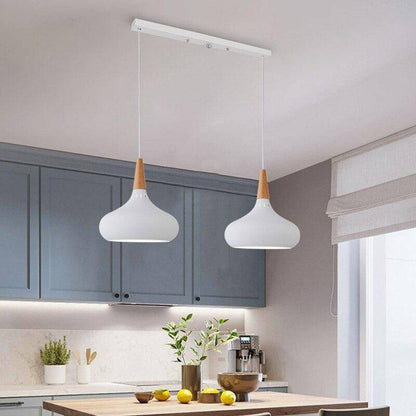 **LED-Pendelleuchte Metall und Holz – Stilvolle Beleuchtung für Ihr Zuhause** 5