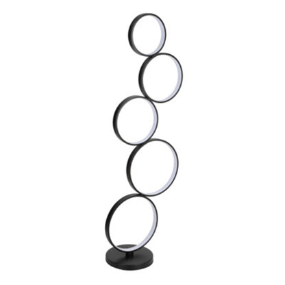 **LED-Stehlampe Nordisches Ring-Design – Stilvolle 360-Grad-Beleuchtung** 7