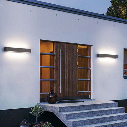 LUMINOR Minimalistische Außen Wandlampe – Elegantes Lichtspiel Mit Stil 3