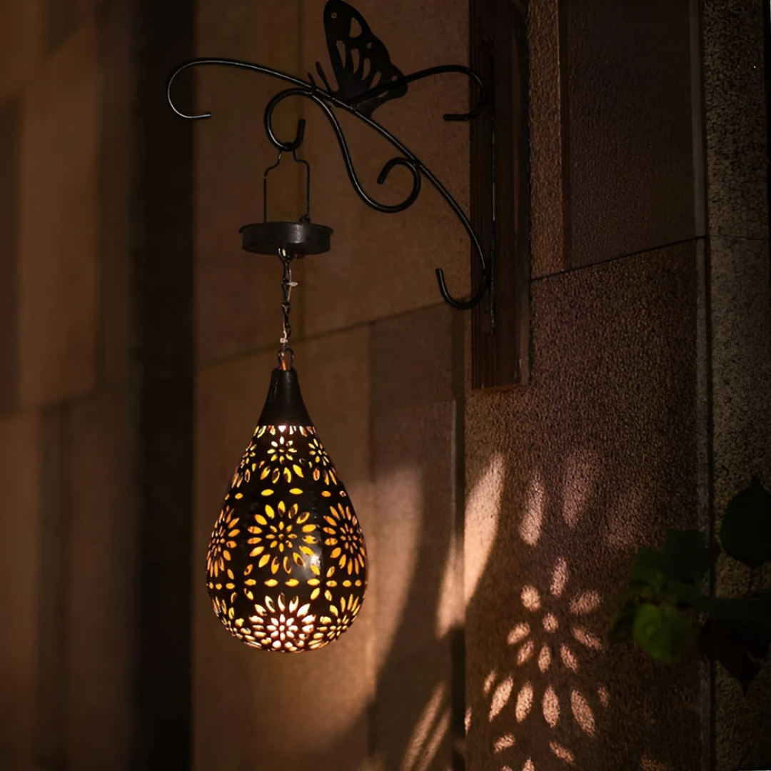 **LUXE SCHWARZE SOLAR AUSSENLAMPE – Stilvolle Beleuchtung für Ihren Garten** 3