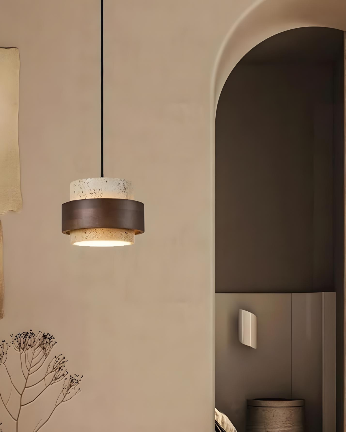 Embrun WabiSabi - Elegante Pendelleuchte aus Holz