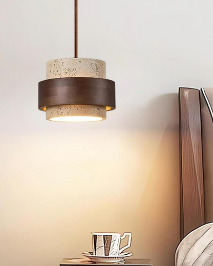 Embrun WabiSabi - Elegante Pendelleuchte aus Holz