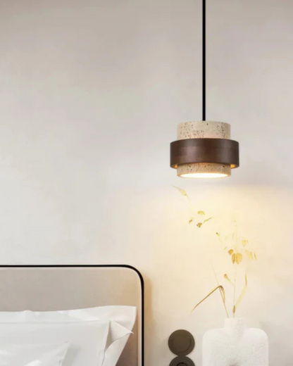 Embrun WabiSabi - Elegante Pendelleuchte aus Holz