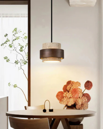 Embrun WabiSabi - Elegante Pendelleuchte aus Holz