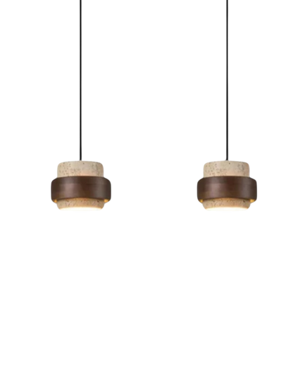 Embrun WabiSabi - Elegante Pendelleuchte aus Holz
