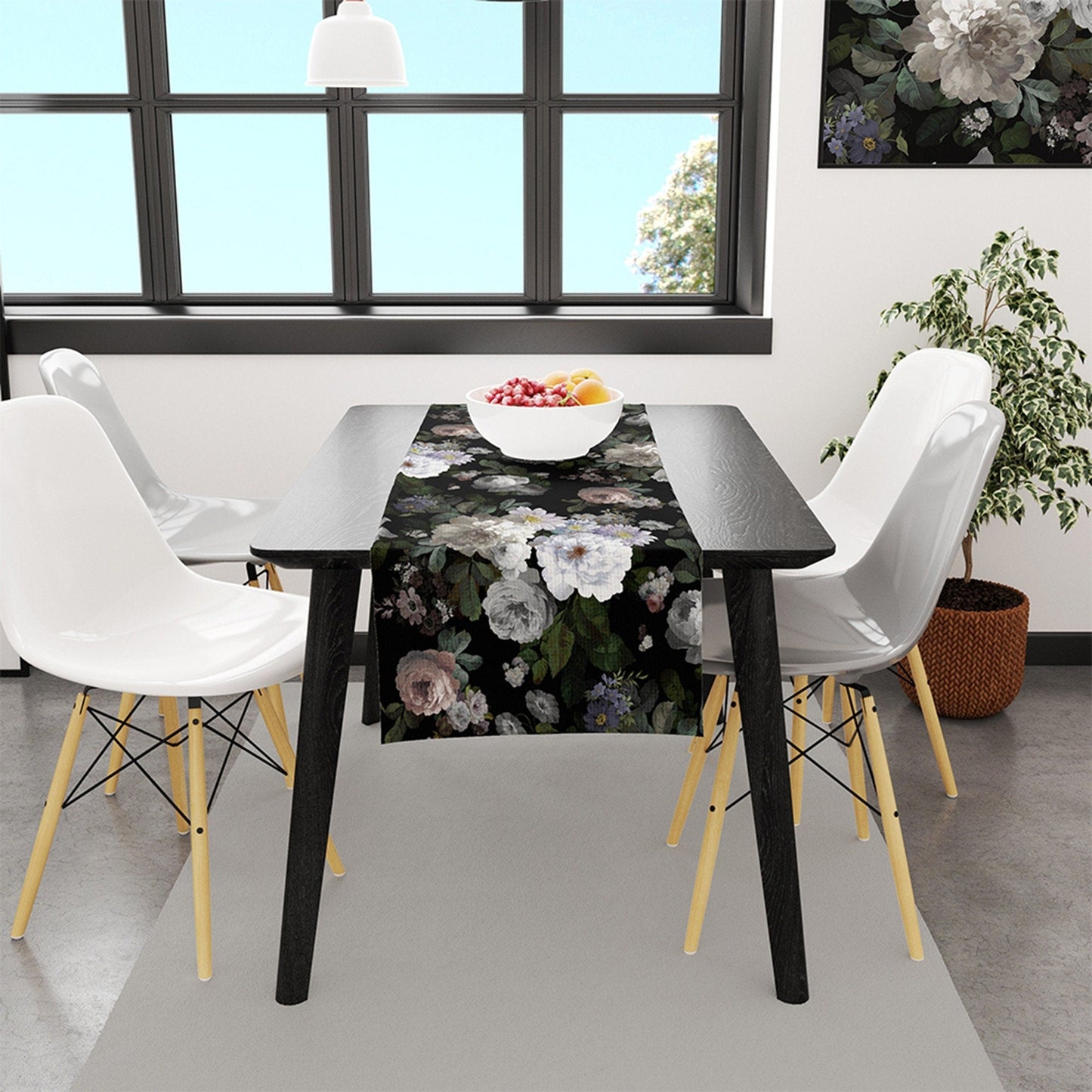Landhausstil Tischläufer Mit Blumenmuster – Elegante Akzente Für Ein Zuhause 0