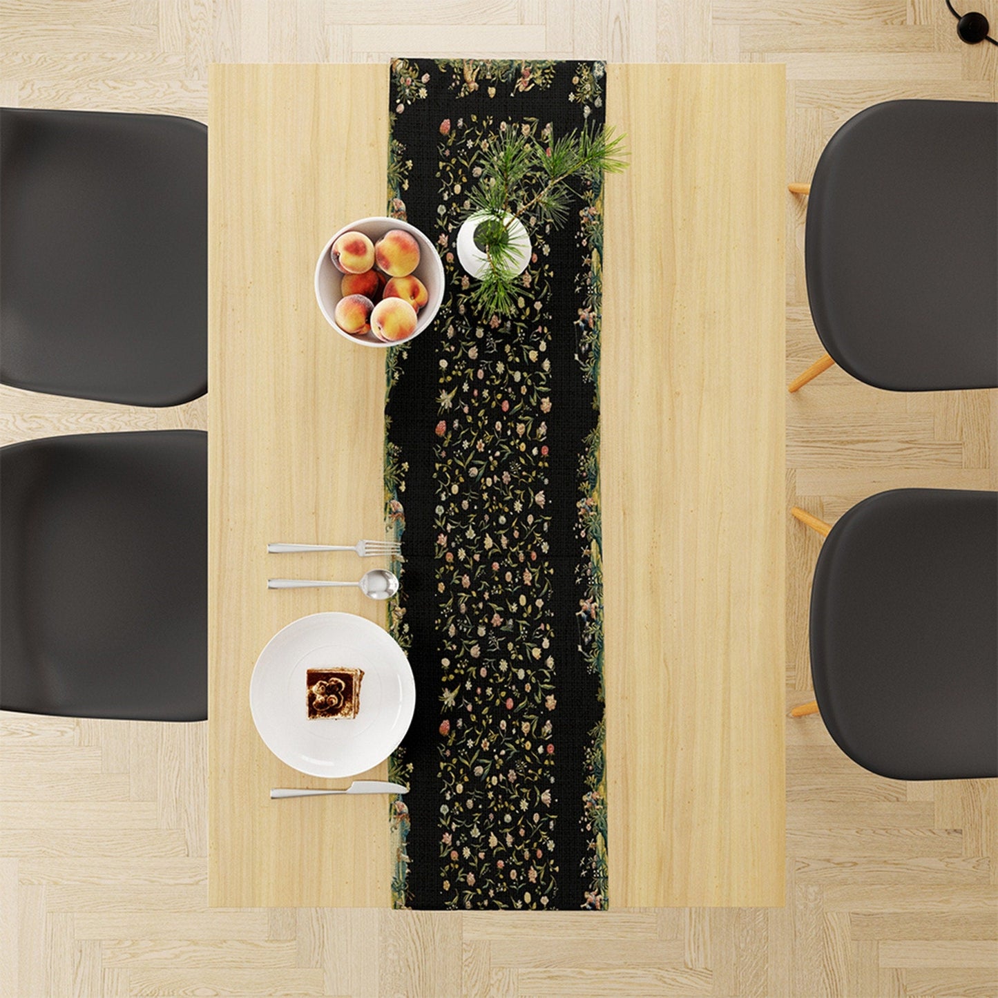Landhausstil Tischläufer Mit Blumenmuster – Elegante Akzente Für Ein Zuhause 8