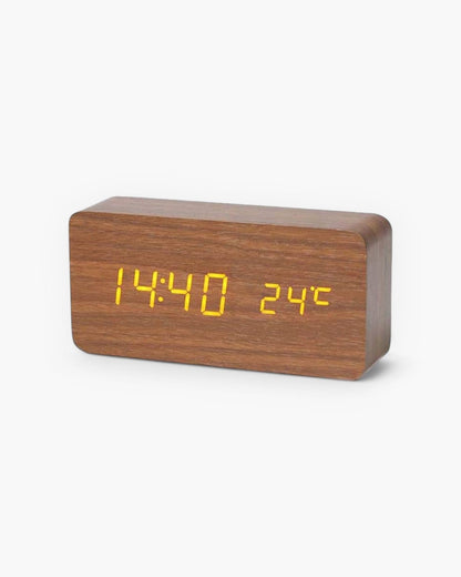 **Le Réveil Bois – Eleganter Digitalwecker mit Natürlichem Charme** 5