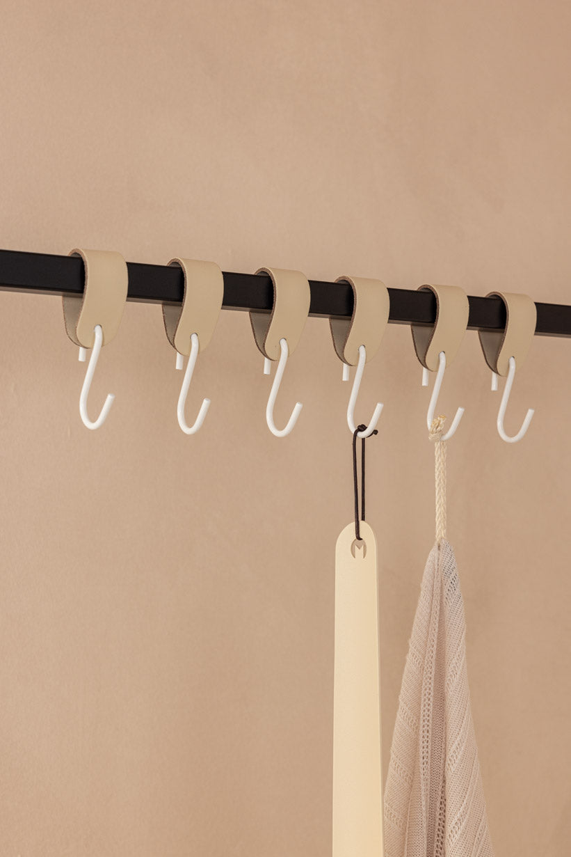 Leder S-Haken Set 3er/6er – Stilvolle Akzente Für Jeden Raum 10