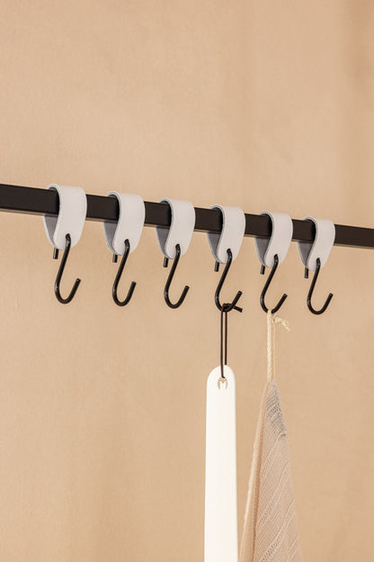 Leder S-Haken Set 3er/6er – Stilvolle Akzente Für Jeden Raum 11