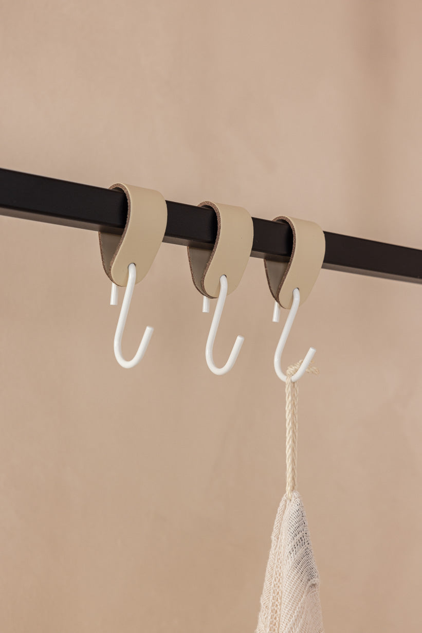 Leder S-Haken Set 3er/6er – Stilvolle Akzente Für Jeden Raum 12