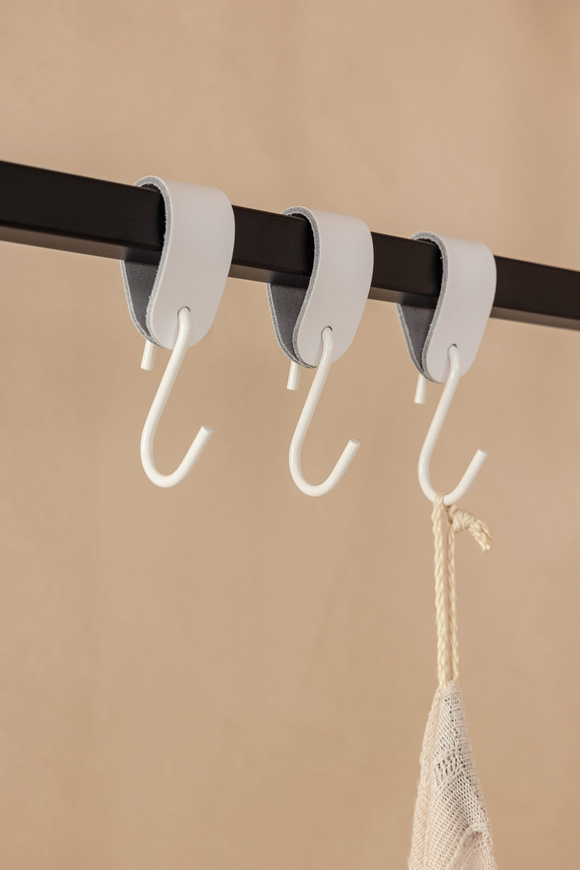 Leder S-Haken Set 3er/6er – Stilvolle Akzente Für Jeden Raum 13