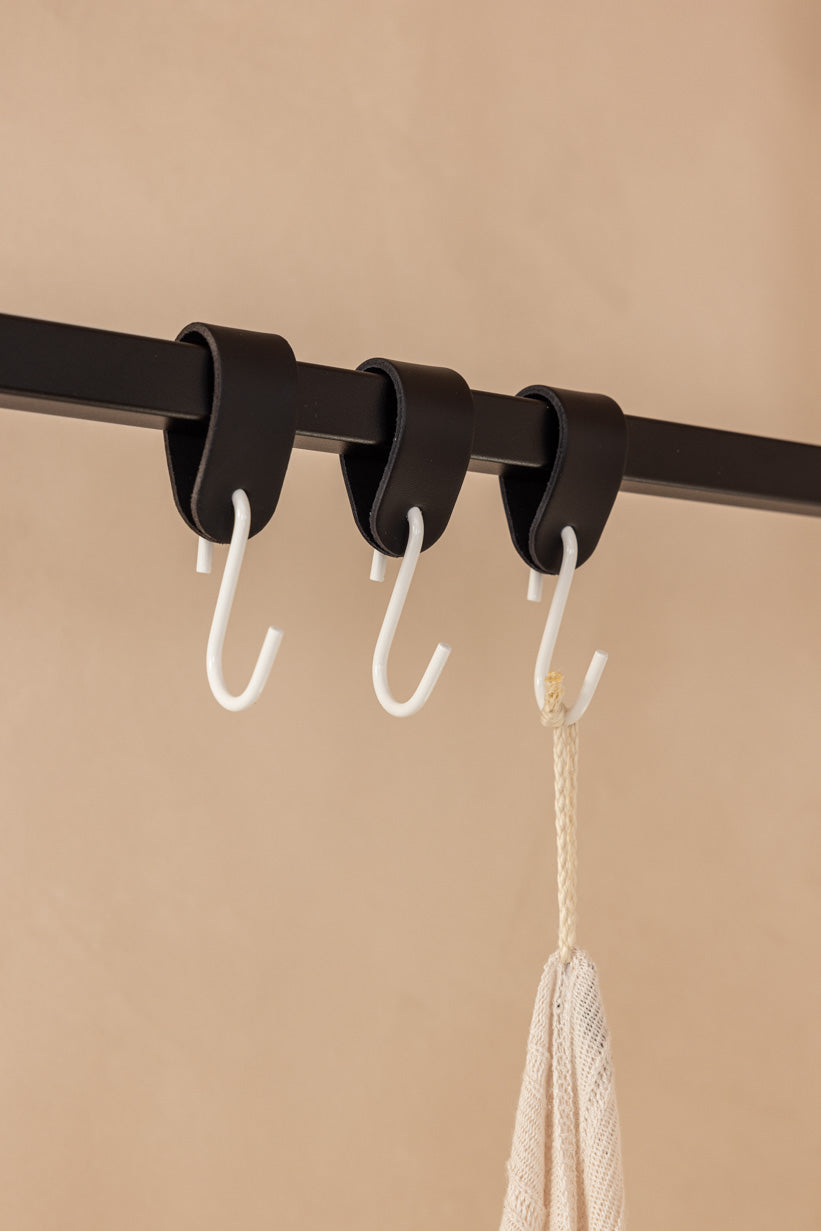 Leder S-Haken Set 3er/6er – Stilvolle Akzente Für Jeden Raum 4