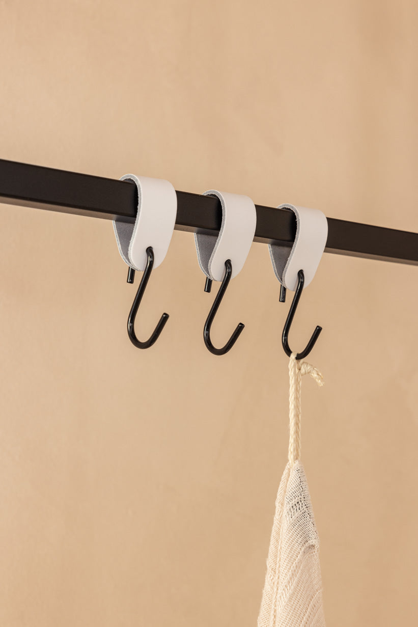 Leder S-Haken Set 3er/6er – Stilvolle Akzente Für Jeden Raum 8