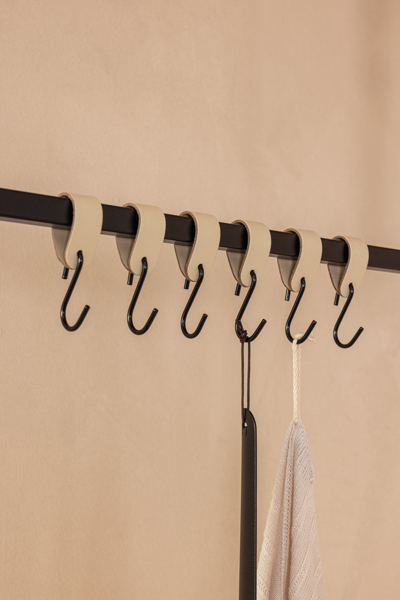 Leder S-Haken Set 3er/6er – Stilvolle Akzente Für Jeden Raum 9