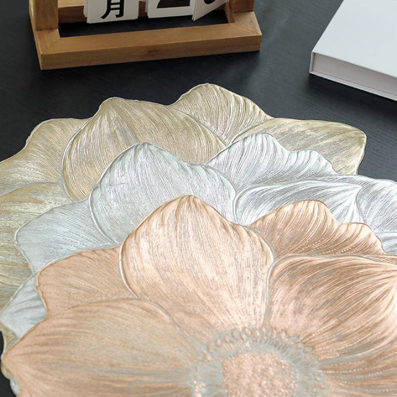Lotusförmiges Abwaschbares Tischset – Elegante Tischdekoration Für Stilvolle Anlässe 4