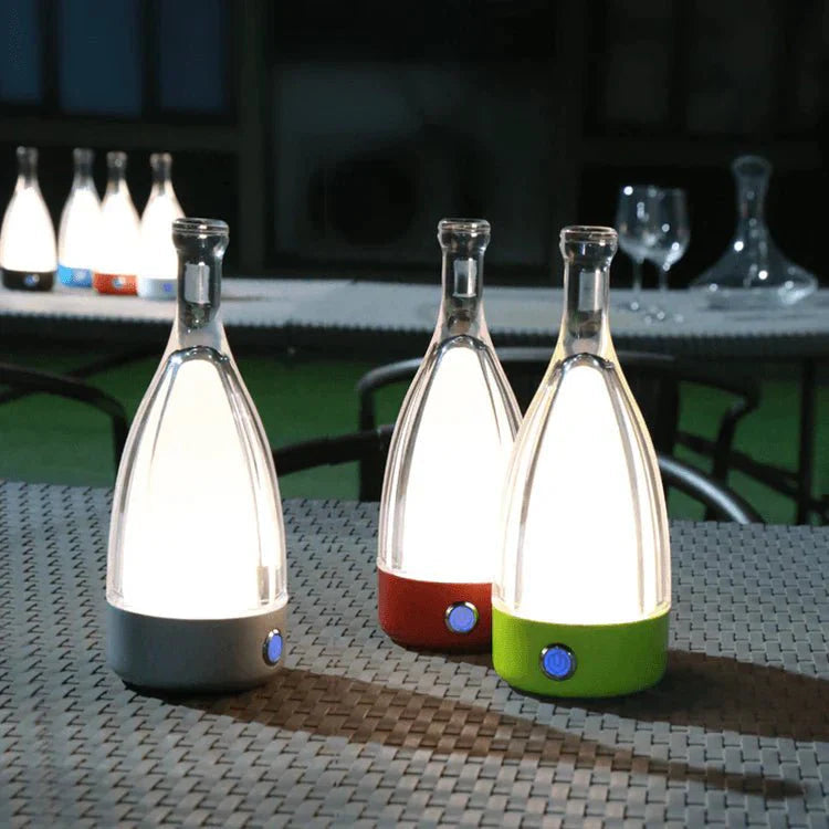 LumiBottle Nachtlampe Weinflaschenform – Gemütliches Warmes Licht Für Entspannte Abende 3