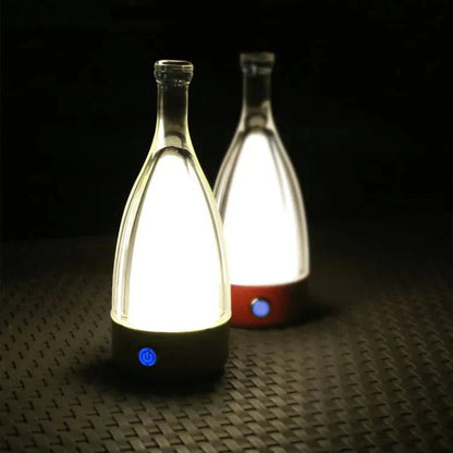 LumiBottle Nachtlampe Weinflaschenform – Gemütliches Warmes Licht Für Entspannte Abende 4