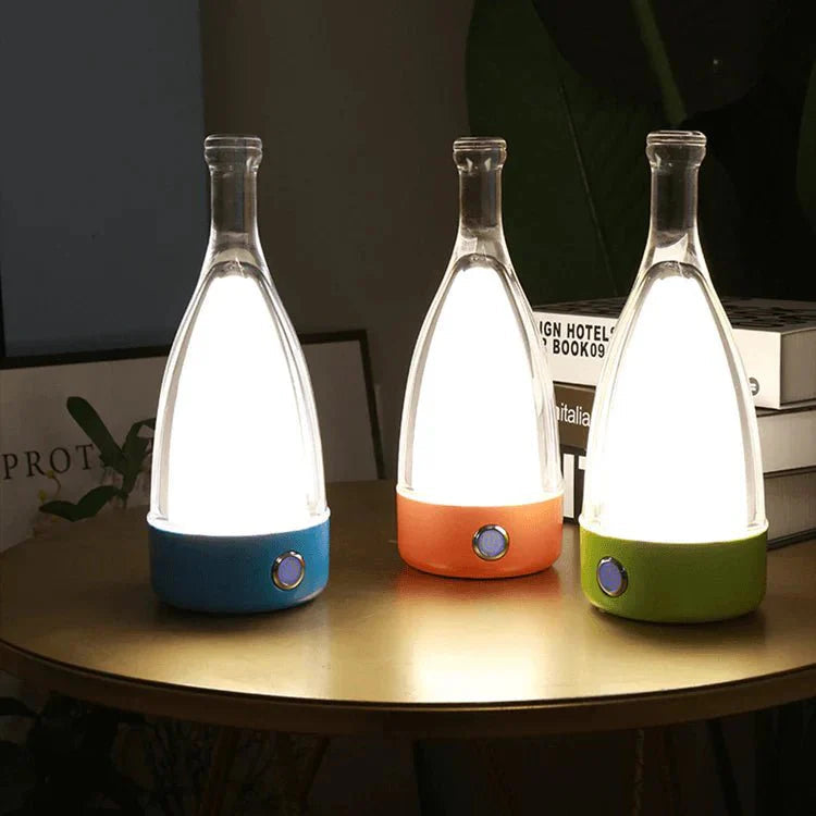 LumiBottle Nachtlampe Weinflaschenform – Gemütliches Warmes Licht Für Entspannte Abende 5