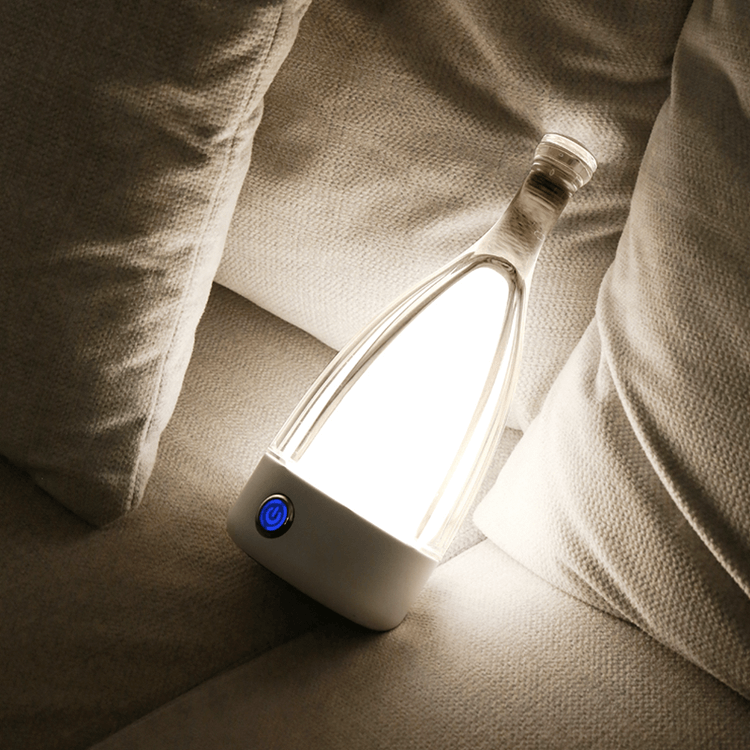 LumiBottle Nachtlampe Weinflaschenform – Gemütliches Warmes Licht Für Entspannte Abende 7