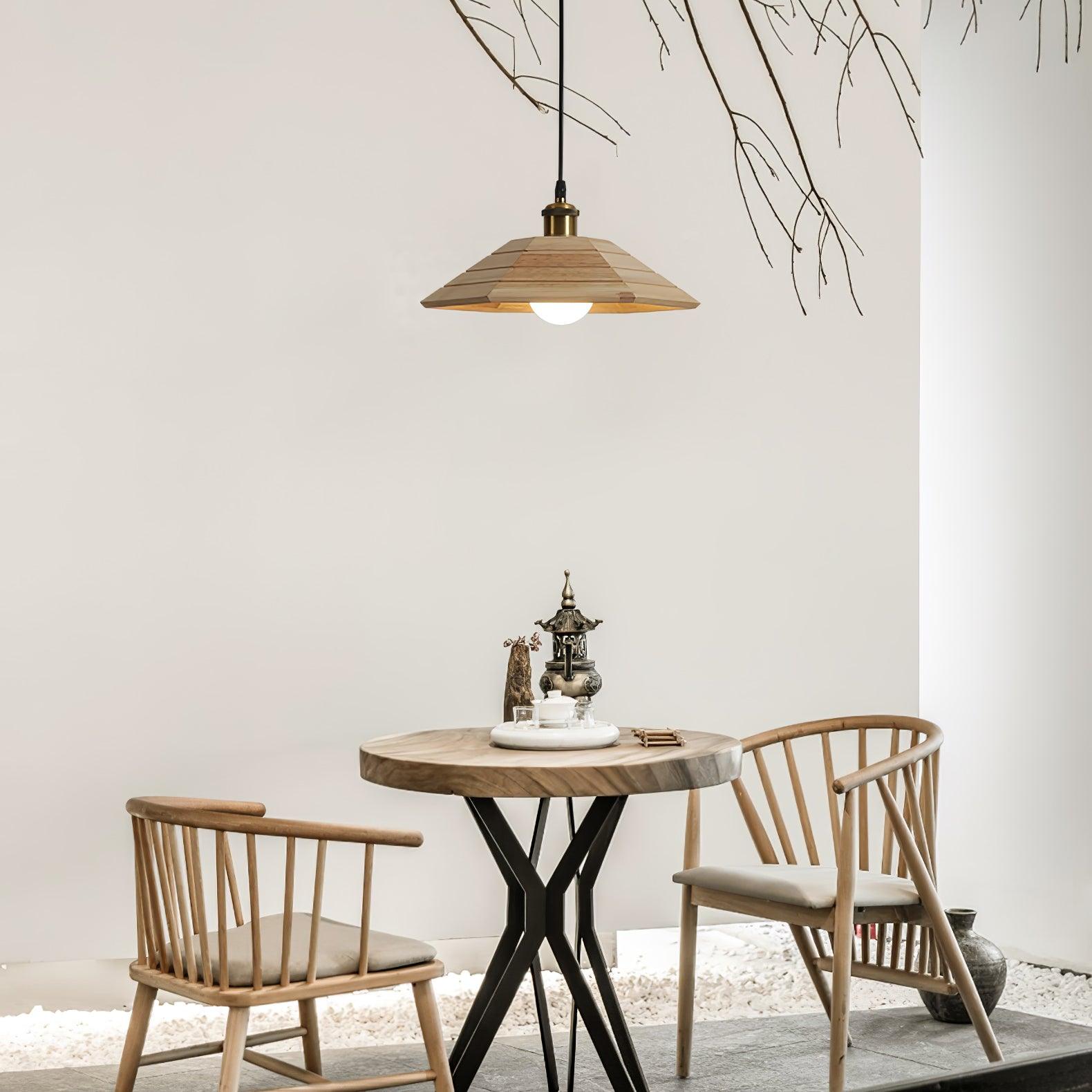 Lunara Hängelampe Holz – Stilvolle Beleuchtung für Esszimmer 4