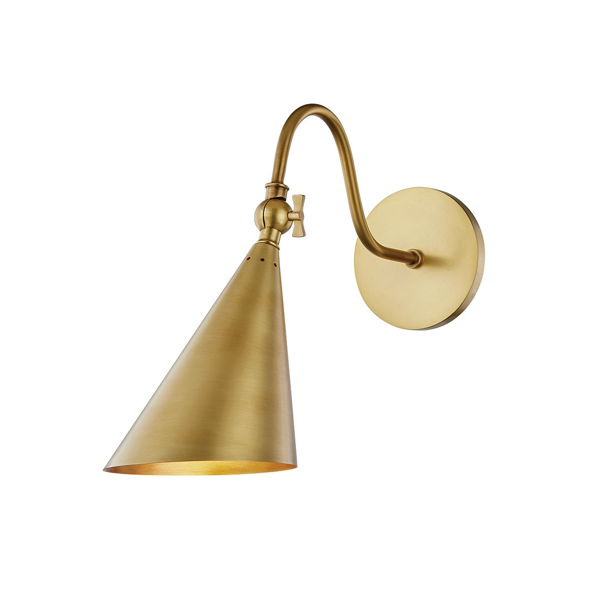 Lupe Wandleuchte Altmessing – Stilvolles Licht Für Elegante Räume 0