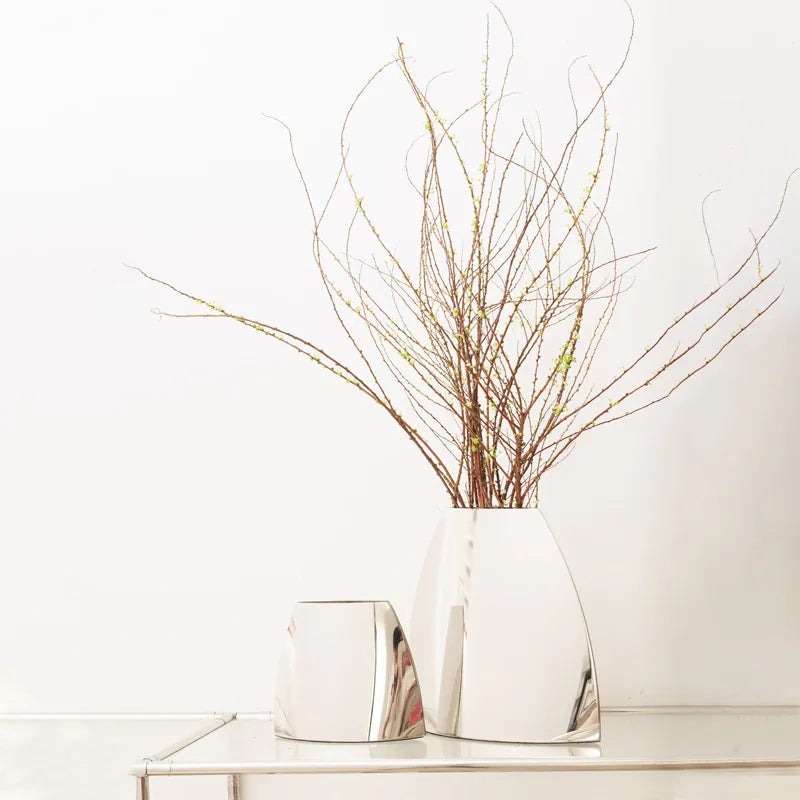 Lustre Arc Metall-Blumenvase Groß – Elegante Raffinesse Für Ihr Zuhause 6