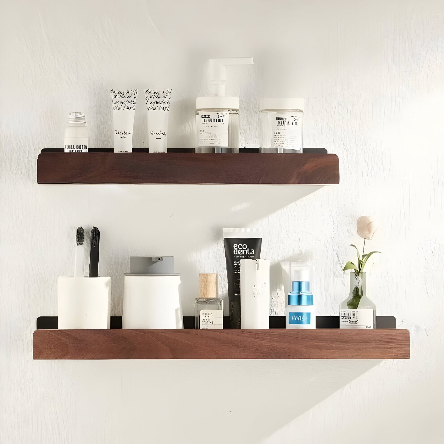 LuxeWood Badezimmerregal aus Massivholz – Elegantes Design für Stil und Ordnung 7