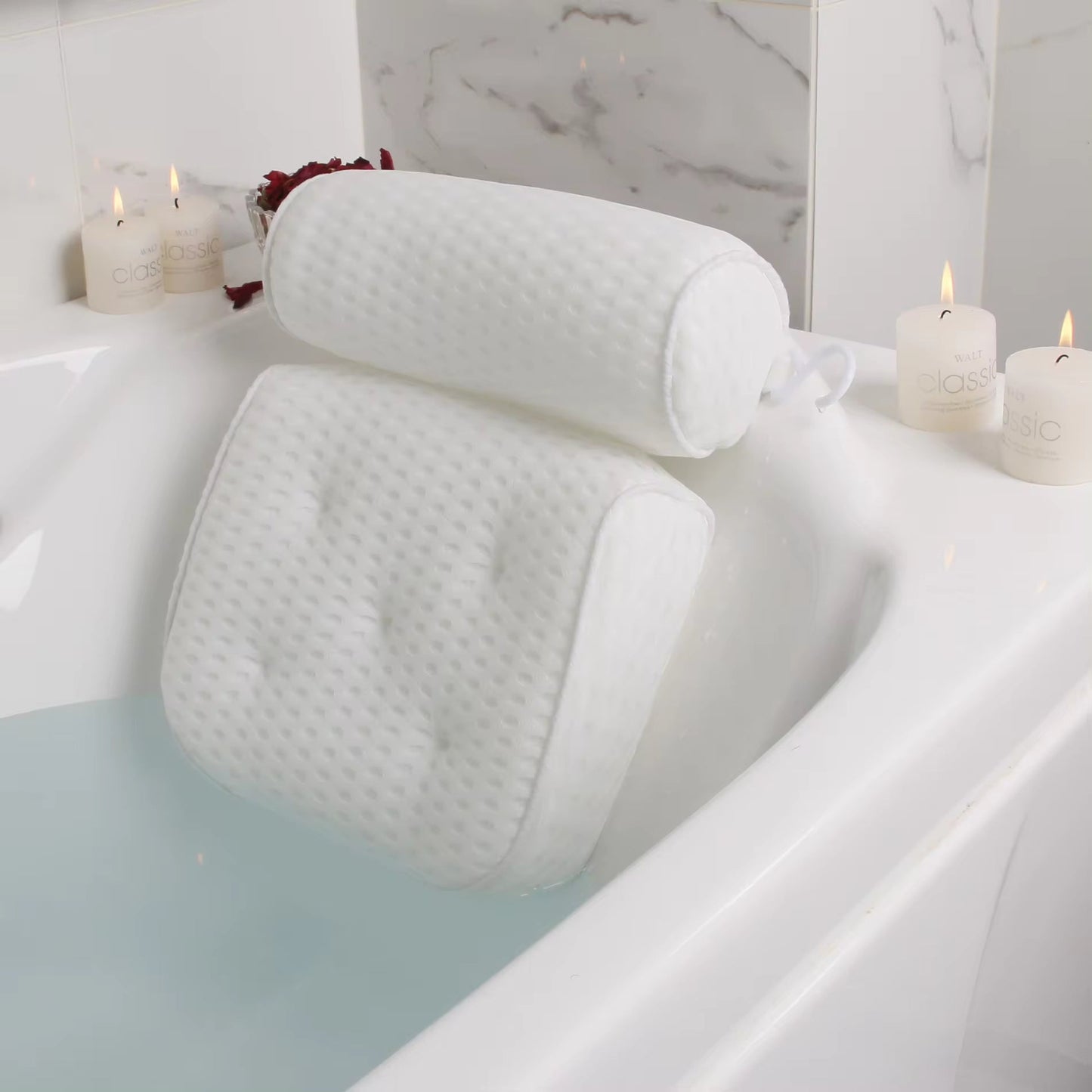 Luxus Ergonomisches Badekissen Weiß – Ultimativer Komfort Für Entspannung 1