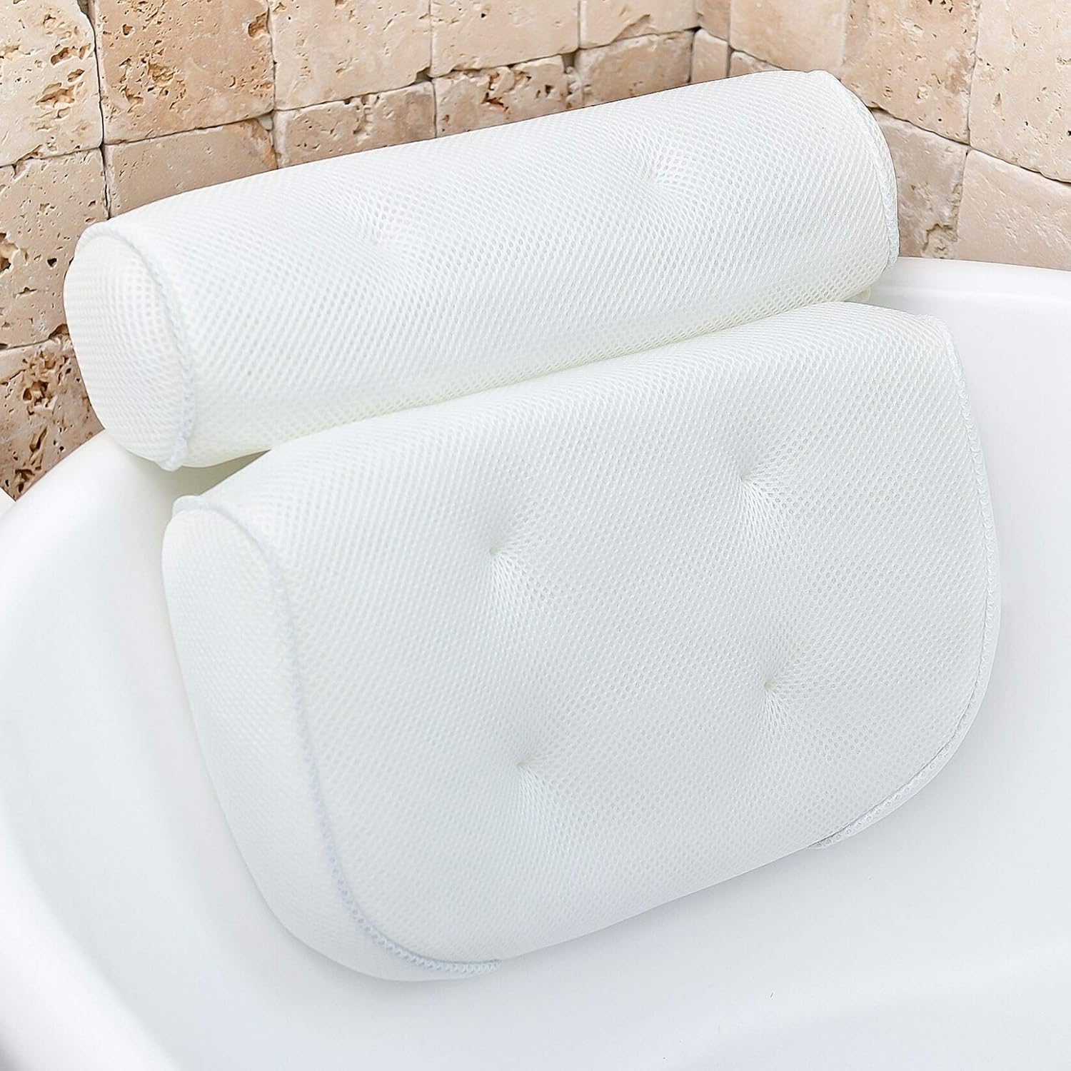 Luxus Ergonomisches Badekissen Weiß – Ultimativer Komfort Für Entspannung 3