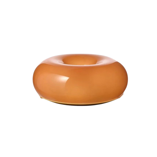 Runde Bauhaus Tischlampe in Donutform – Sanfter Schein im modernen Design