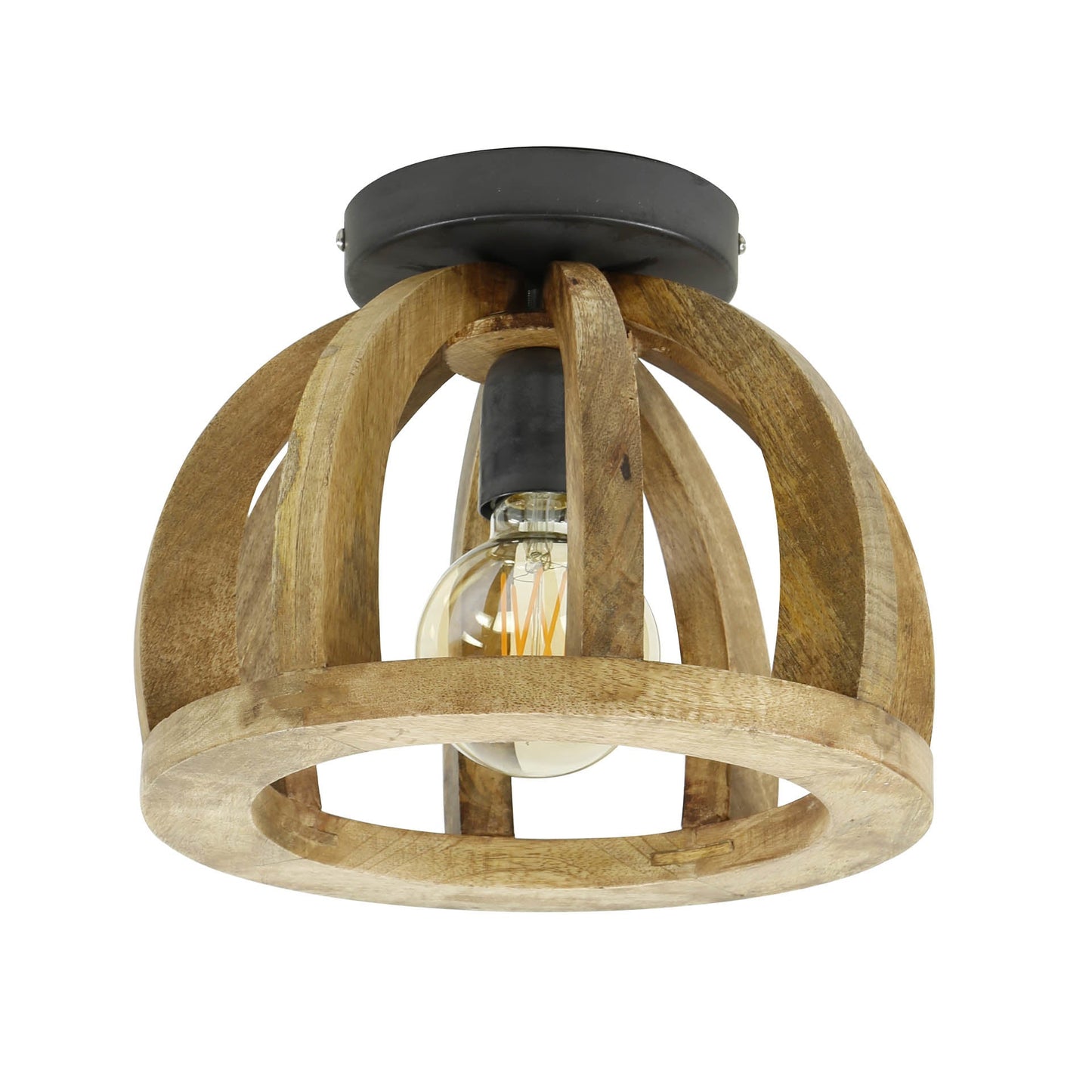 Madri Deckenlampe Aus Gebogenem Mangoholz – Stilvolle Lichtquelle Für Ein Gemütliches Ambiente 2