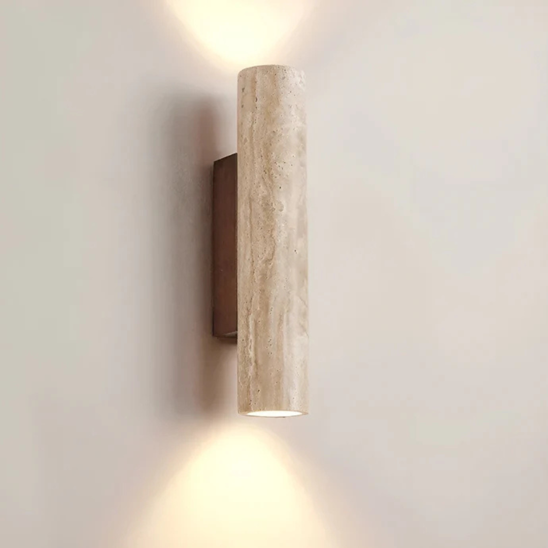**Marmor LED Wandlampe – Einzigartiges Design mit Wabi Sabi Flair** 1