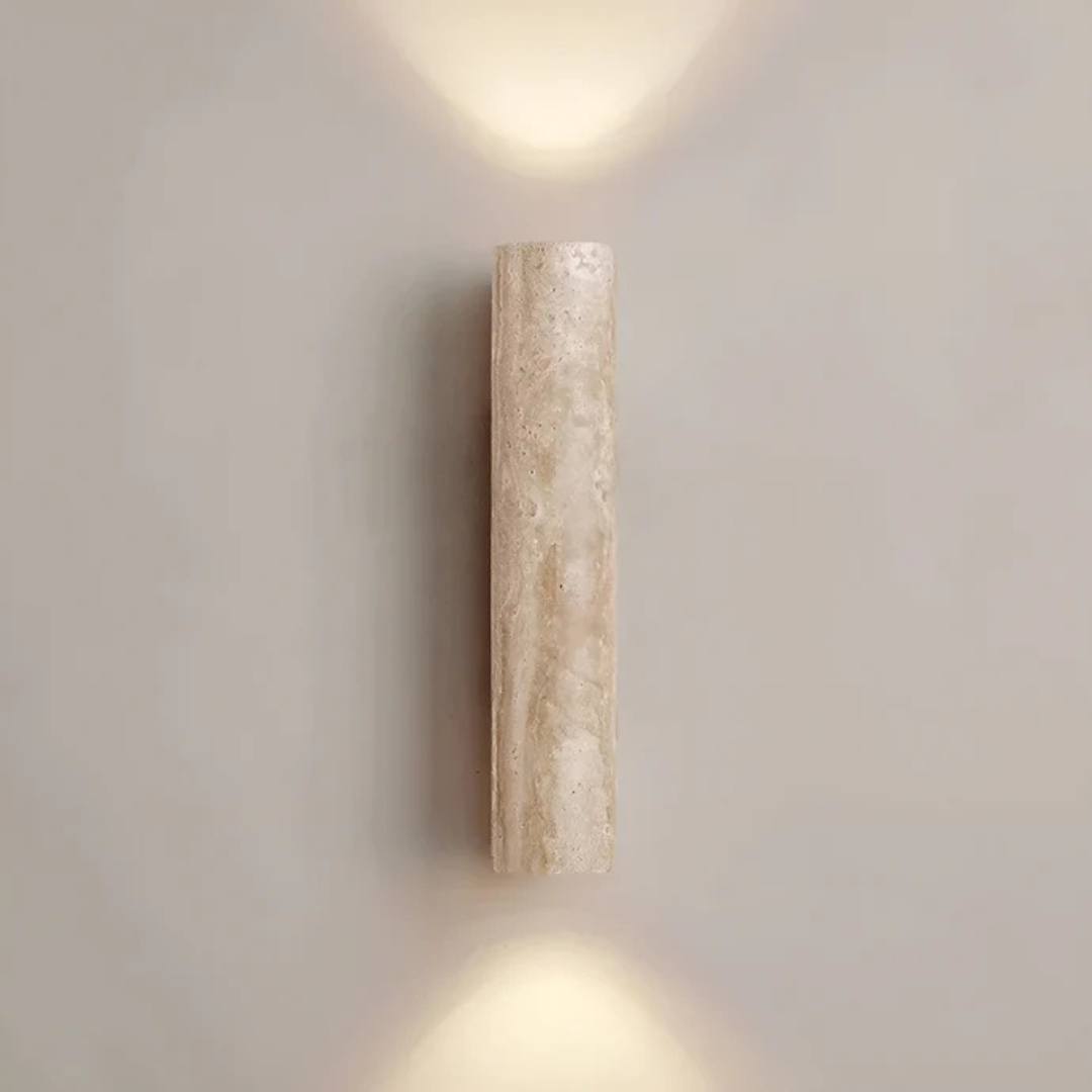 **Marmor LED Wandlampe – Einzigartiges Design mit Wabi Sabi Flair** 2