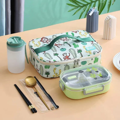 Mehrfarbige Edelstahl Lunchbox – Stilvoll Und Praktisch Für Unterwegs 1