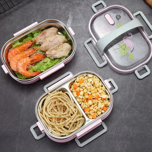 Mehrfarbige Edelstahl Lunchbox – Stilvoll Und Praktisch Für Unterwegs 6
