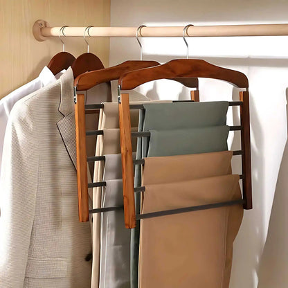 Mehrstufiger Kleiderbügel Aus Holz Varden – Platzsparende Lösung Für Ihren Kleiderschrank 0