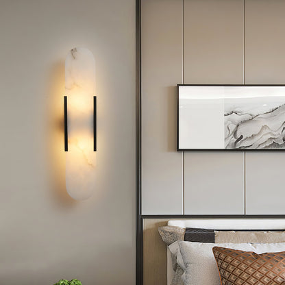 Melange Elongierte Alabaster Wandleuchte – Edle Lichtakzente Für Ihr Zuhause 5