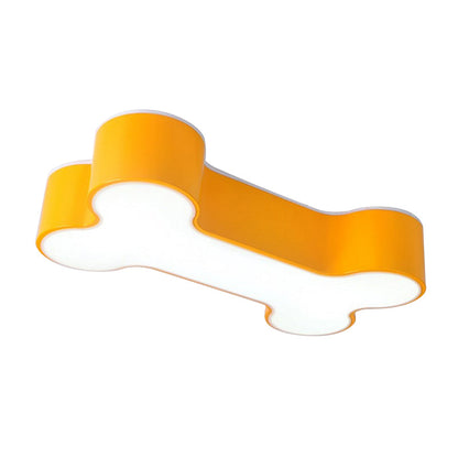**Metall Hundeknochen LED Deckenleuchte – Bunte Kinderzimmerbeleuchtung** 0
