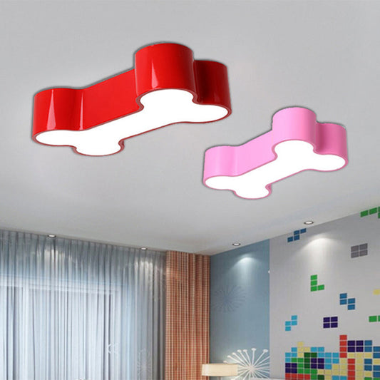 **Metall Hundeknochen LED Deckenleuchte – Bunte Kinderzimmerbeleuchtung** 2