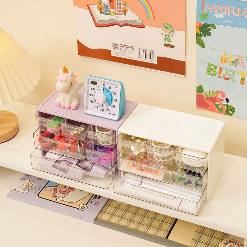 Mini Desktop Aufbewahrungsbox Mit Sechs Fächern – Praktische Ordnung Für Ihren Schreibtisch 2