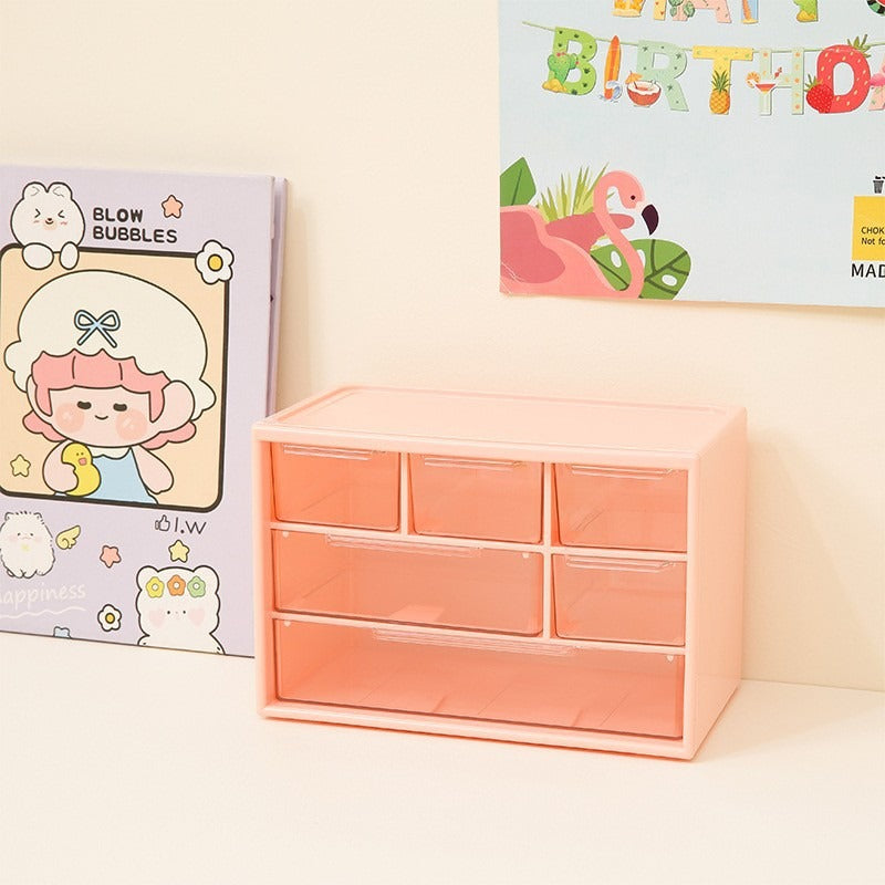 Mini Desktop Aufbewahrungsbox Mit Sechs Fächern – Praktische Ordnung Für Ihren Schreibtisch 5
