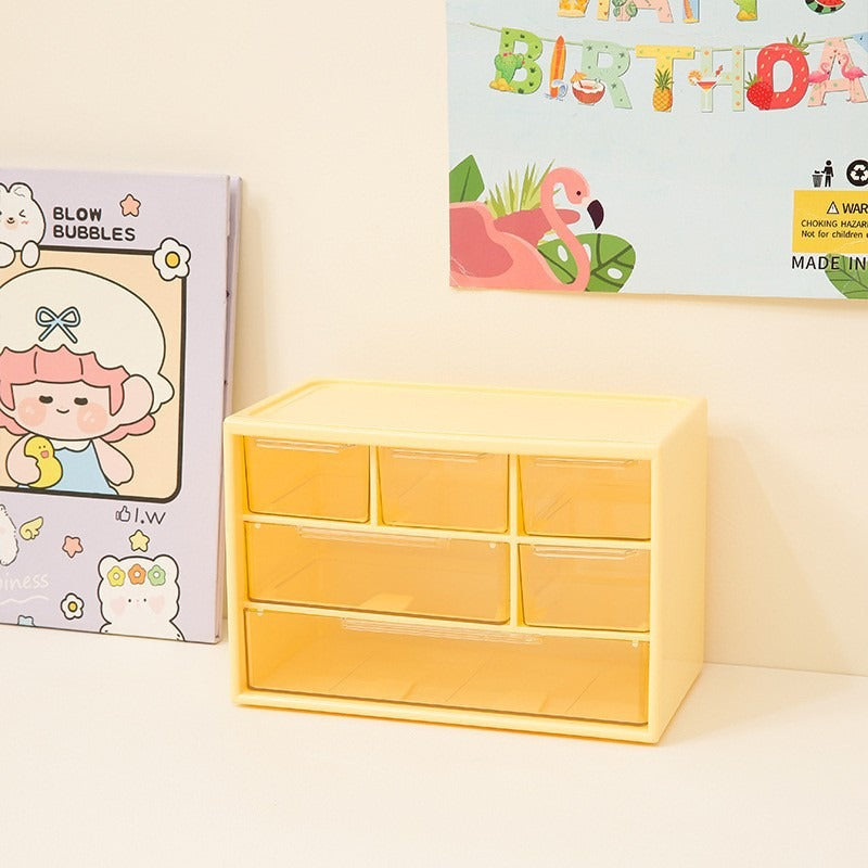 Mini Desktop Aufbewahrungsbox Mit Sechs Fächern – Praktische Ordnung Für Ihren Schreibtisch 7