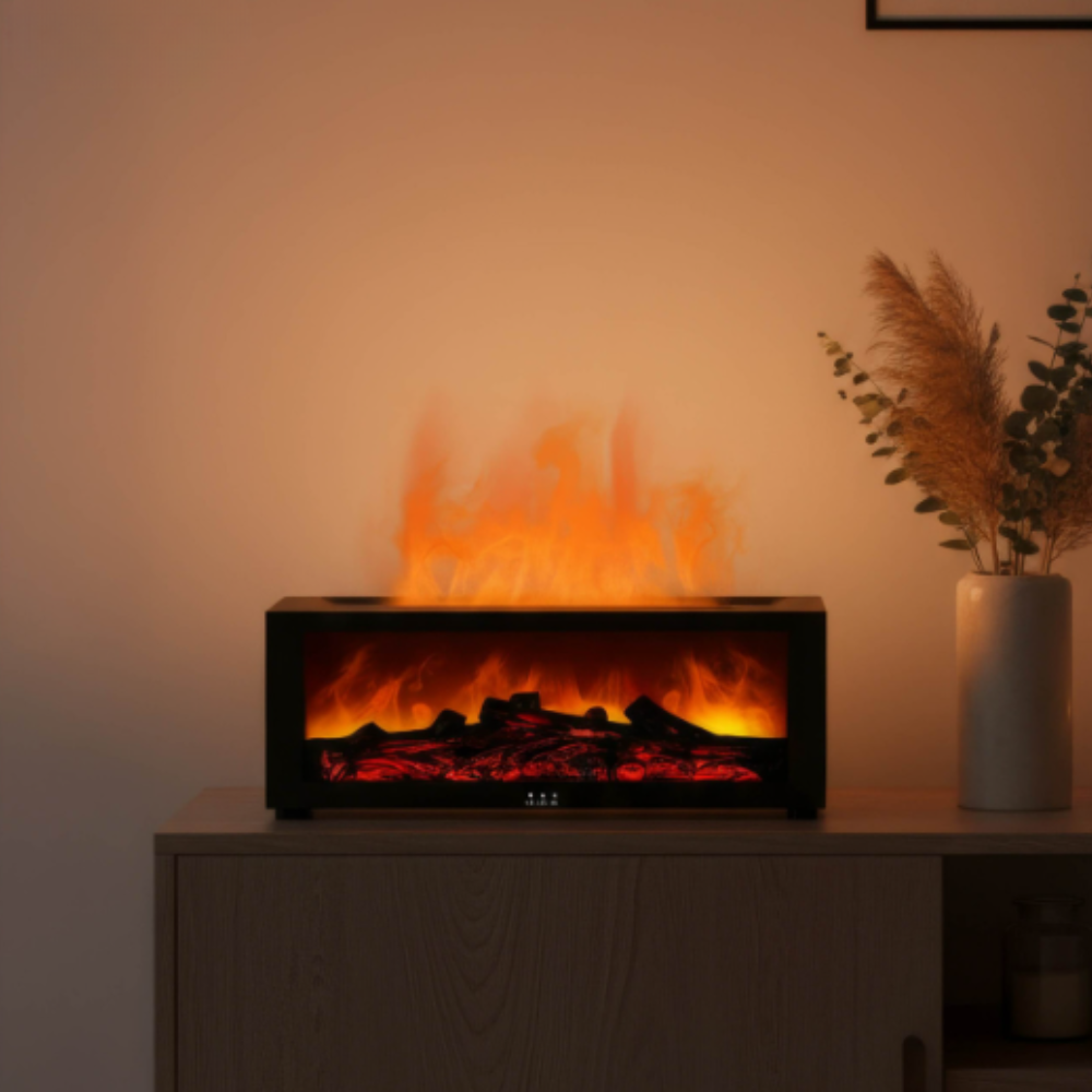Mini Elektrokamin Mit Realistischem Flammeneffekt – Behagliche Wärme Für Ihr Zuhause 4