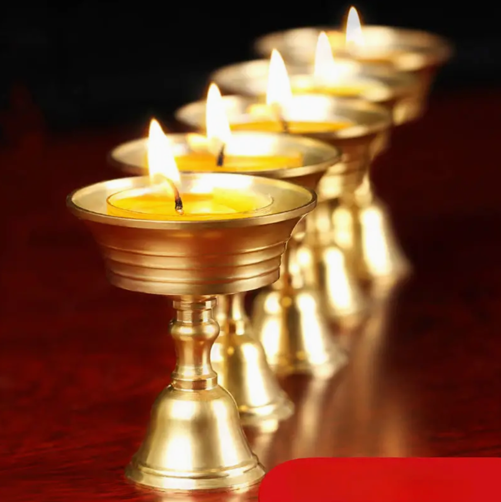 Mini Ghee-Lampe Aus Messing – Perfekt Für Meditation Und Puja 2