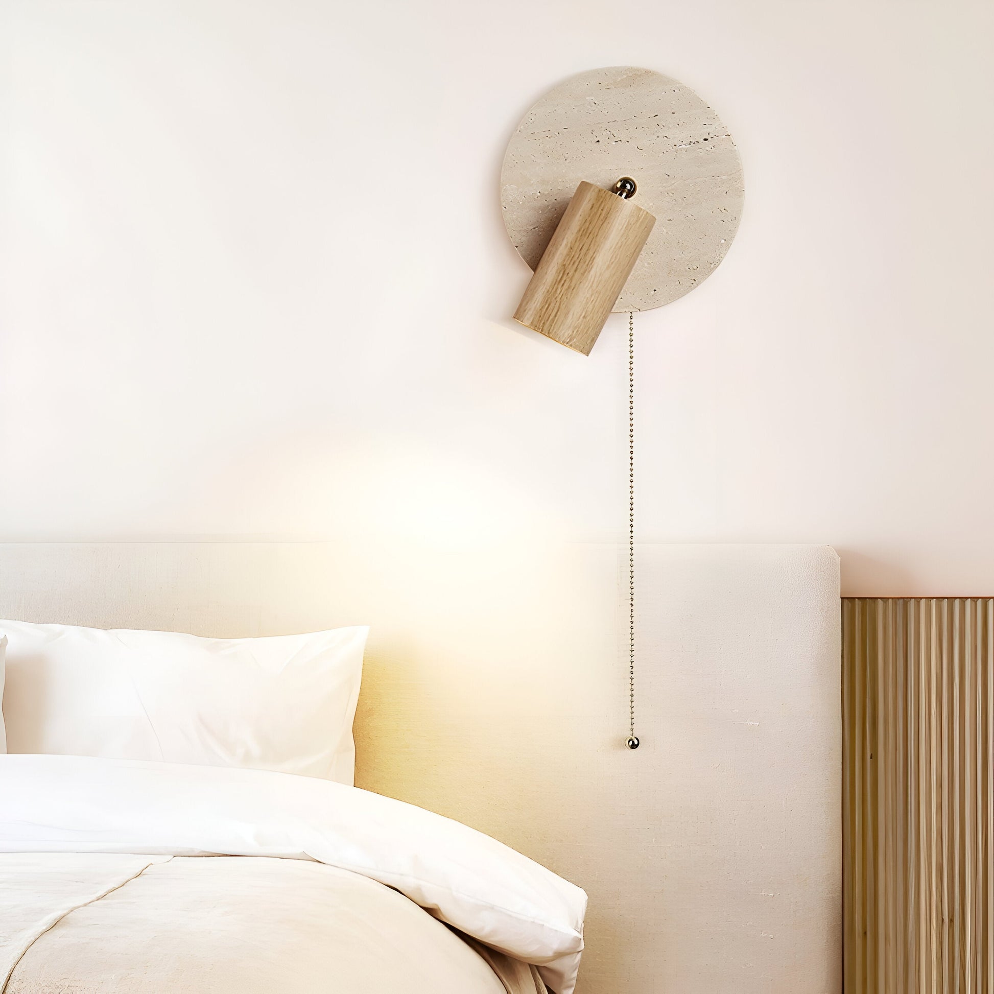 Mini Runde LED Wandleuchte Travertin – Stilvolle Akzente für Ihr Zuhause 8