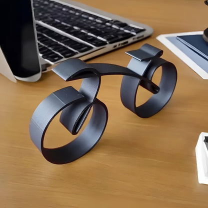 Minimalistische Fahrradskulptur Aus Metall – Dynamische Eleganz Für Ihr Zuhause 2