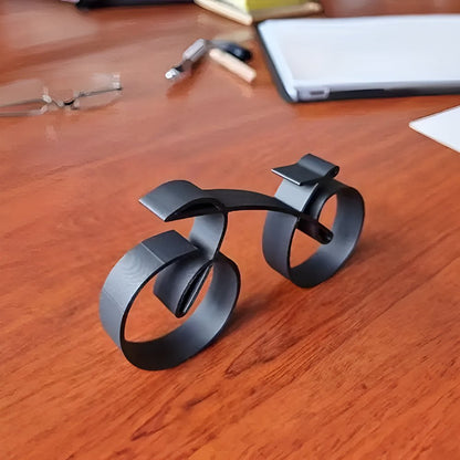 Minimalistische Fahrradskulptur Aus Metall – Dynamische Eleganz Für Ihr Zuhause 3