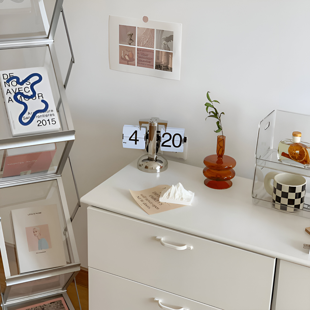 **Minimalistische Flip Uhr** – Stilvolle Zeitmessung mit Retro-Charme 5