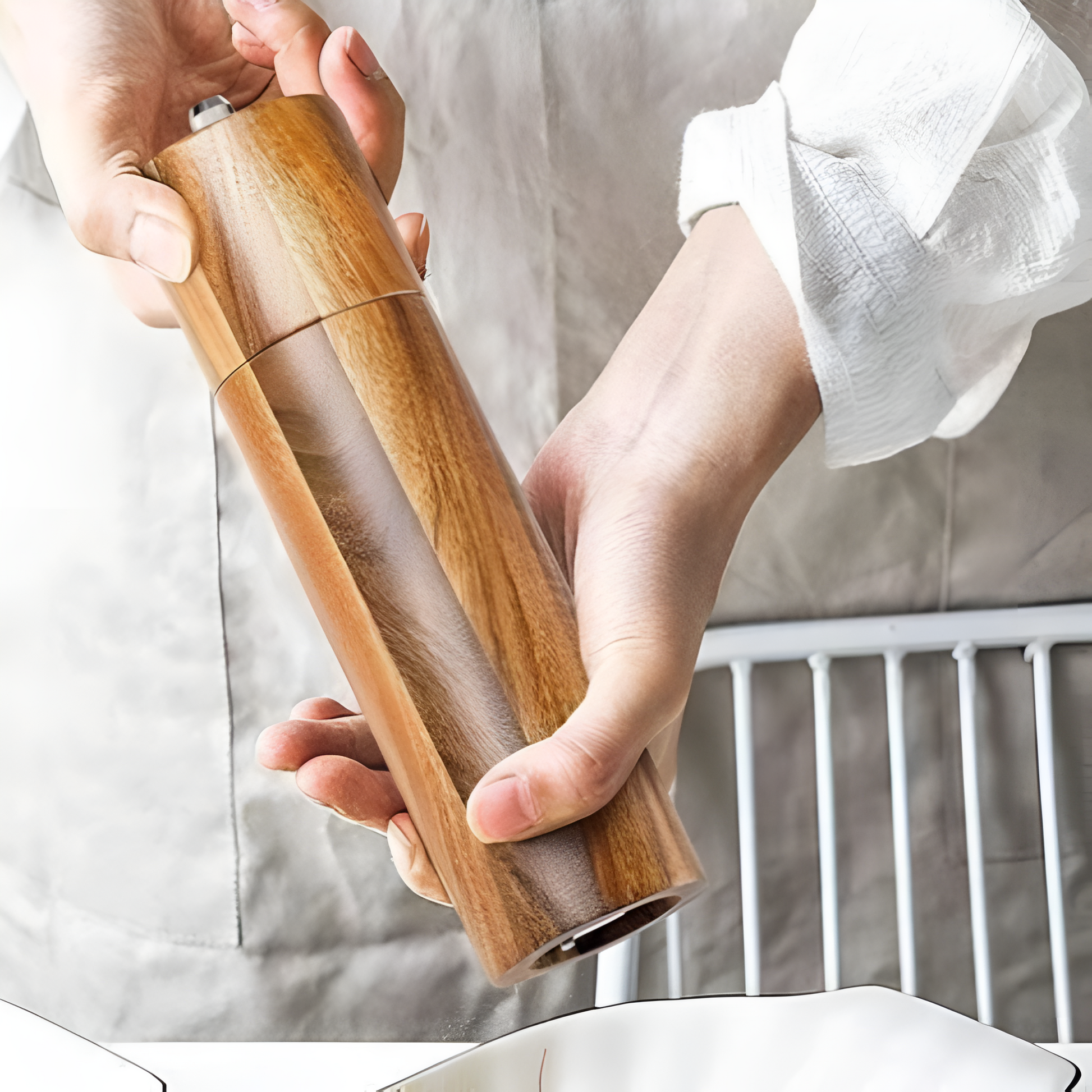 Minimalistische Gewürzmühle Aus Holz – Stilvolles Würzen Für Ihre Küche 0
